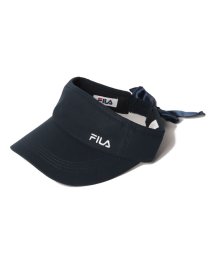 FILA（Hat）(フィラ（ボウシ）)/FLW WIDE BRIM VISOR/ネイビー