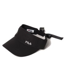 FILA（Hat）(フィラ（ボウシ）)/FLW WIDE BRIM VISOR/ブラック
