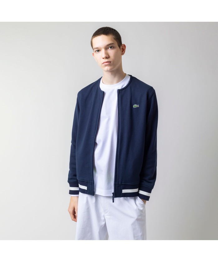 セール】ノーカラージップアップスウェットブルゾン(505220726