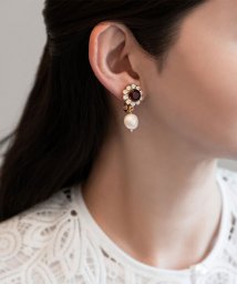 TOCCA(TOCCA)/BIJOUX PEARL EARRINGS イヤリング/ワイン系