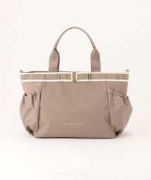 TOCCA(TOCCA)/DUAL RIBBON NYLON TOTE L トートバッグ L/ベージュ系