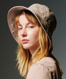 TOCCA(TOCCA)/【紫外線90%カット・速乾・接触冷感・リバーシブル・洗える】LACE REVER BUCKET HAT バケットハット/ベージュ系