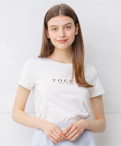 WEB限定】【TOCCA LAVENDER】TOCCA NY Logo T－Shirts ロゴTシャツ 