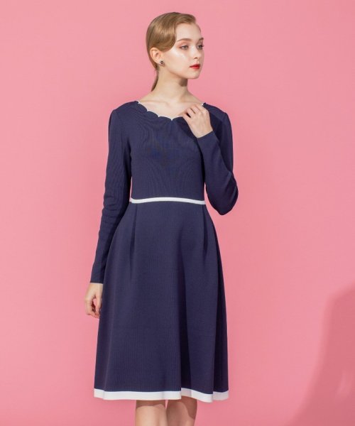 TOCCA(TOCCA)/【洗える！】CLOUDY KNIT DRESS ニットドレス/ネイビー系