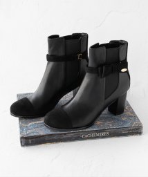 TOCCA(TOCCA)/RIBBON SIDEGORE BOOTS リボンが外せる2WAYブーツ/ブラック系