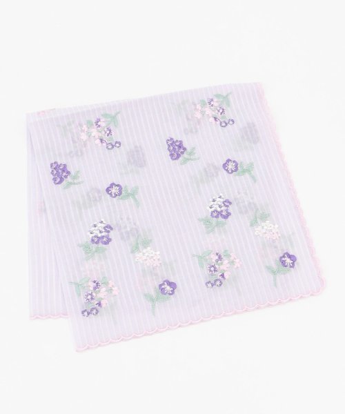 TOCCA(TOCCA)/【HANDKERCHIEF COLLECTION】LITTLE BOUQUET HANDKERCHIEF ハンカチ/ライラック系