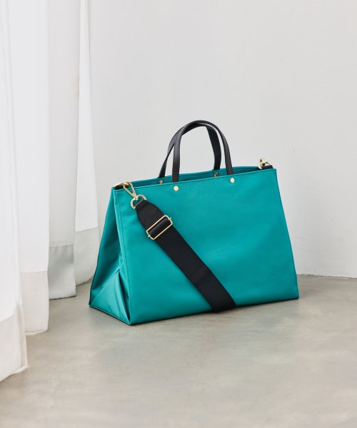 russet(ラシット)/ 《SHOPPER》トートバッグ M【THE CLOUDS NYLON】(CE－287)/BlueGreen