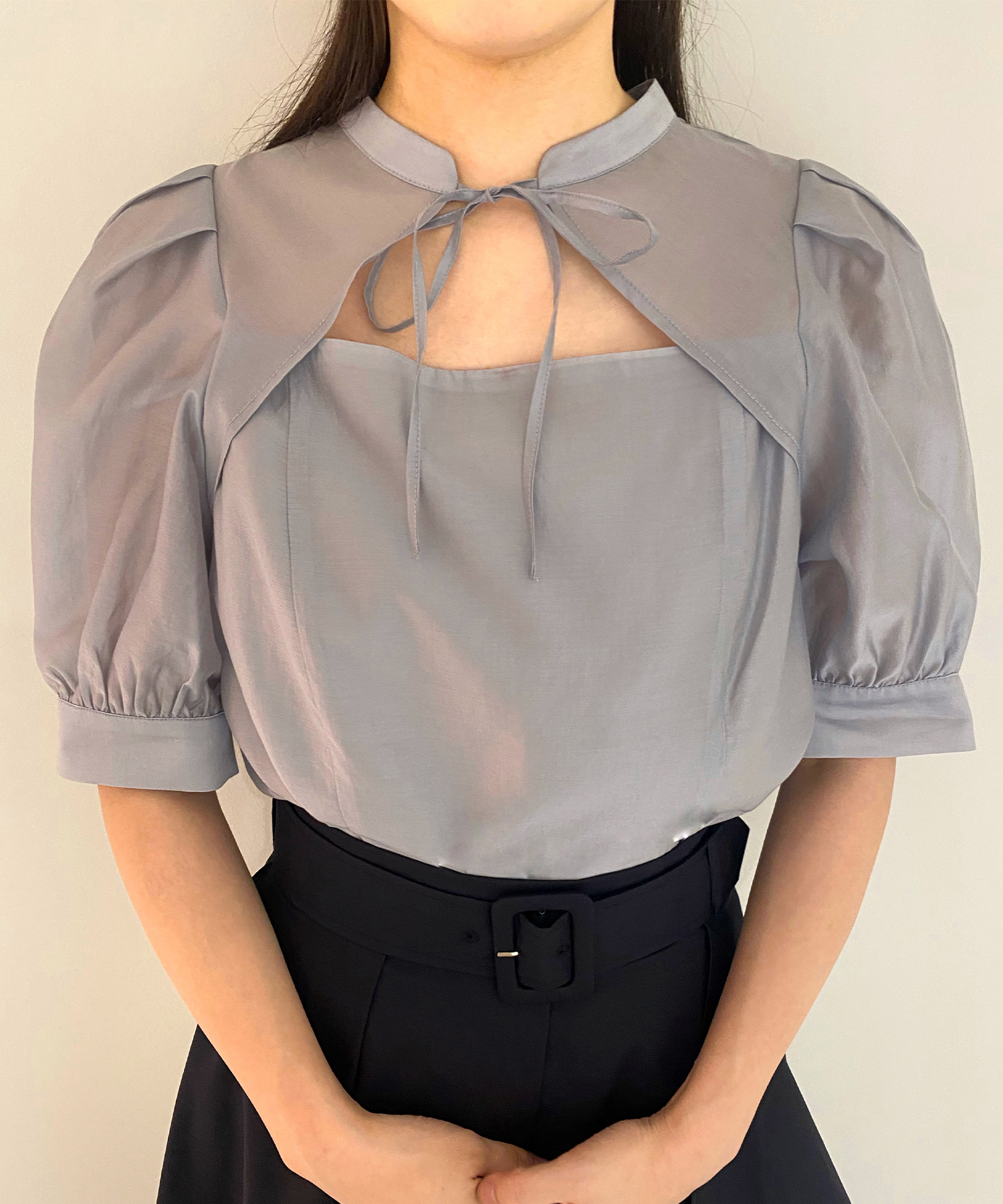 大人気新品 メゾンスペシャル Vermeerist 70%OFF】 リボン ブラウス