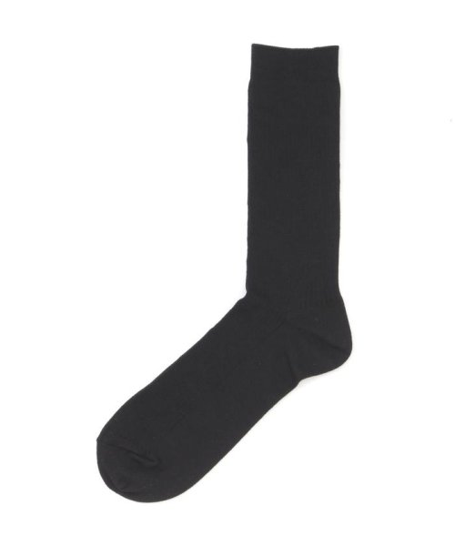 B'2nd(ビーセカンド)/MARCOMONDE（マルコモンド）basic ribbed socks(MENS)/ブラック