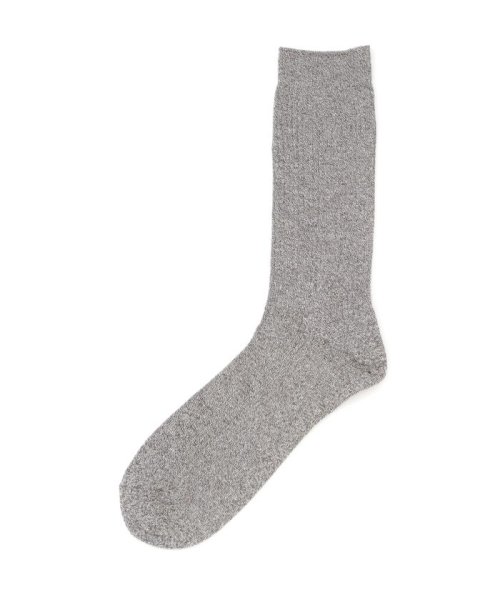 B'2nd(ビーセカンド)/MARCOMONDE（マルコモンド）basic ribbed socks(MENS)/グレー