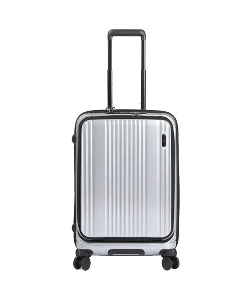 バーマス インターシティ スーツケース Mサイズ 53L フロントオープン ストッパー付き BERMAS 60521 キャリーケース キャリーバッグ 　　　　　 Type ｜約 ダイヤルロック式