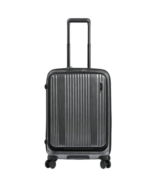 バーマス インターシティ スーツケース Mサイズ 53L フロントオープン ストッパー付き BERMAS 60521 キャリーケース キャリーバッグ 　　　　　 Type ｜約 ダイヤルロック式