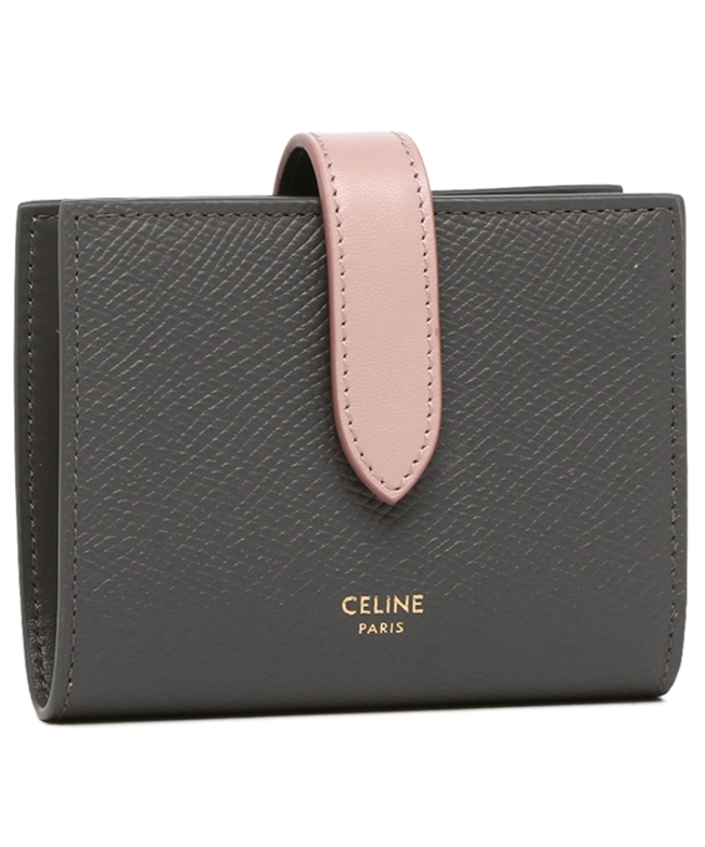 新品 セリーヌ CELINE 二つ折り フリップカバー 財布