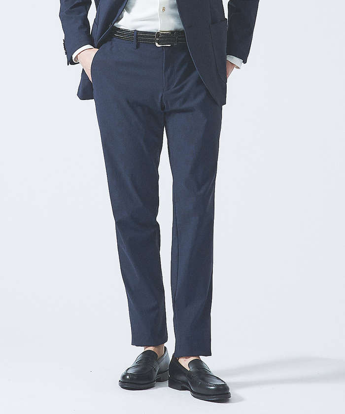 セットアップ対応/FLEX PANTS】トリコットツイル マルチストレッチ ス