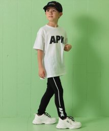 ANAP KIDS(アナップキッズ)/APKロゴTシャツ+レギンスセット/ホワイト