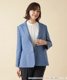 Leilian PLUS HOUSE(レリアンプラスハウス)/【店舗人気】テーラードジャケット【LORO PIANA】/ブルー系