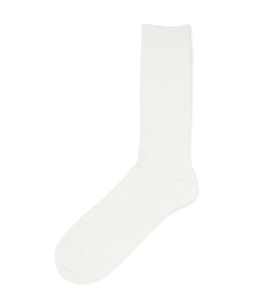 B'2nd(ビーセカンド)/MARCOMONDE（マルコモンド）basic ribbed socks(MENS)/ホワイト