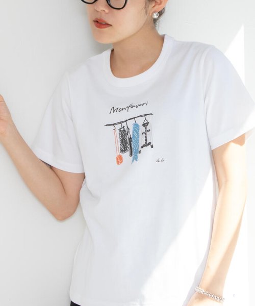 NOLLEY’S(ノーリーズ)/Parisienne Tシャツ/オフホワイト