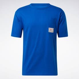 Reebok(Reebok)/バスケットボール ポケット Tシャツ / BB BBALL HW SS POCKET TEE/ブルー