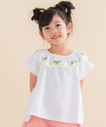 Noeil aime BeBe(ノイユ　エーム　べべ)/レモンAラインTシャツ (80~130cm)/ホワイト