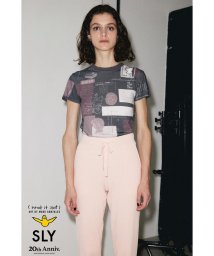 SLY(スライ)/（What it isNt）x SLY MINI Tシャツ/L/BLK1