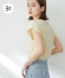 SENSE OF PLACE by URBAN RESEARCH(センスオブプレイス バイ アーバンリサーチ)/オーガニックコットンフレンチスリーブTシャツ/BEIGE