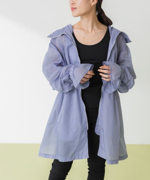 URBAN RESEARCH Sonny Label(アーバンリサーチサニーレーベル)/SLAB Sheer Blouson/ブルー