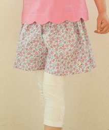 SLAP SLIP(スラップスリップ)/【お揃い】リボン付き花柄ショートパンツ(90~130cm)/ピンク系