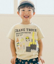 SLAP SLIP/【防汚加工】はたらくくるまプリント半袖Tシャツ(80~130cm)/505223381