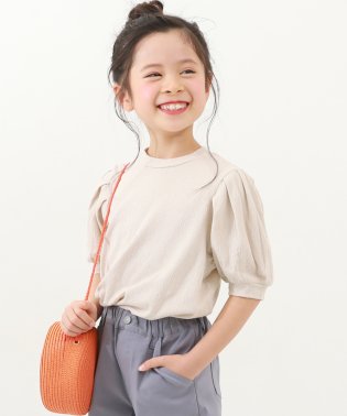 devirock/パワーショルダーTシャツ 子供服 キッズ 女の子 トップス 半袖Tシャツ Tシャツ /505226056