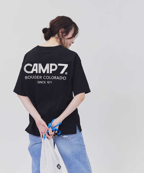 キャンプ7 バックエンボスTシャツ(505227608) CAMP7(CAMP7) MAGASEEK (キャンプ7)CAMP7 バックエンボスTシャツ