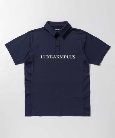 LUXEAKMPLUS(リュクスエイケイエムプラス)ゴルフ フロントロゴ半袖ポロ