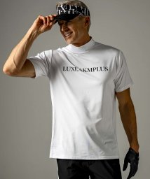 LUXEAKMPLUS/LUXEAKMPLUS(リュクスエイケイエムプラス)ゴルフ ベーシックロゴモックネック半袖Tシャツ【ゴルフ】/505228643