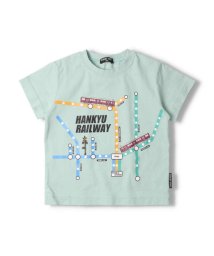 HUNGRY HEART/【子供服】 Hungry Heart (ハングリーハート) 阪急電車路線図プリント半袖Ｔシャツ 90cm～140cm K30854/505228918