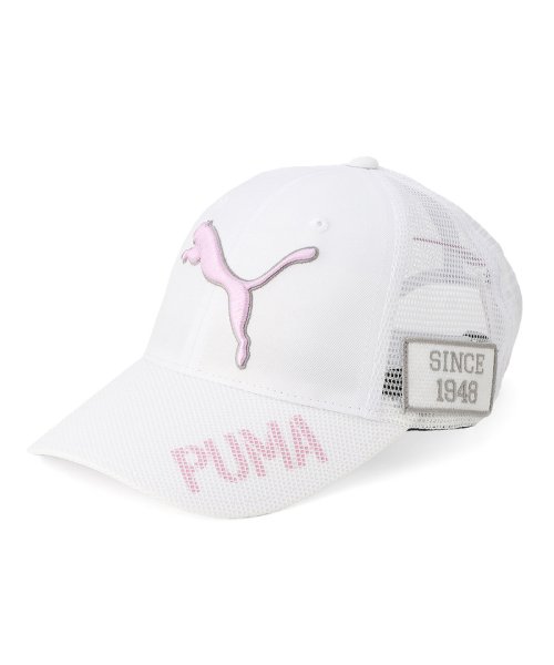 PUMA(PUMA)/ウィメンズ ゴルフ ツアー パフォーマンス キャップ/BRIGHTWHITE-PEARLPINK