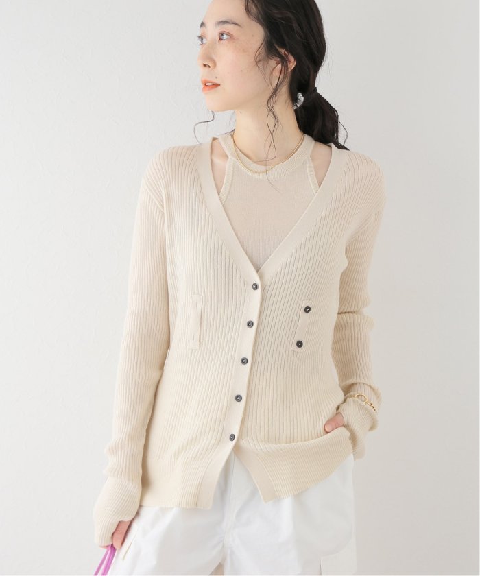 専用 TODAYFUL layered knit cardigan アイボリー