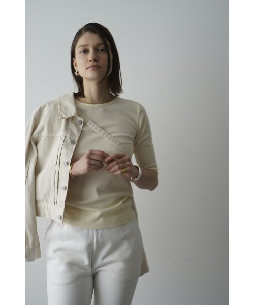 BELL SLEEVE COMPACT JEAN JACKET 