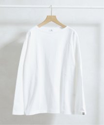 EDIFICE(エディフィス)/【LOOPWHEELER for LOWERCASE】別注 リラックス バスクシャツ/ホワイト