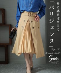 Sawa a la mode/パリジェンヌのようなトレンチスカート/505230733