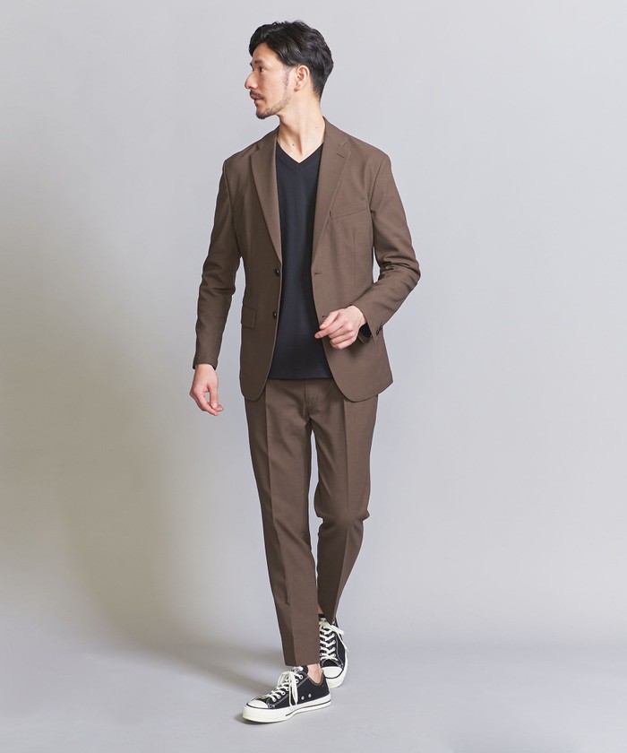 【WEB限定 WARDROBE SMART】ライト オックスフォード セットアップ/ジャケット&イージーパンツ