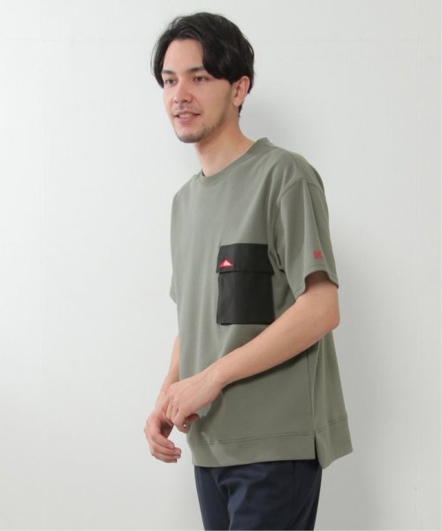 ikka(イッカ)/URBAN NATURE LIFE アーバンネイチャーライフ フラップポケットTシャツ/オリーブ