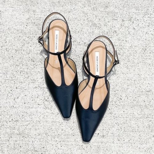 ポインテッドトゥTストラップパンプス 本革 T1405541254(10797円)