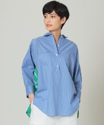 EVEX by KRIZIA/【ウォッシャブル】スカーフドッキングシャツ/505219300