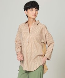 EVEX by KRIZIA/【ウォッシャブル】スカーフドッキングシャツ/505219300