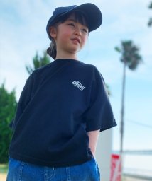 GROOVY COLORS(グルービーカラーズ)/天竺 DOLPHIN WIDE シルエット Tシャツ/ブラック