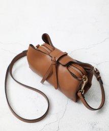 UNGRID bag(アングリッド　バッグ)/アンティークPUレザー 両アオリポケット　スマホ＆パスポート入れ　ミニ　ショルダーバッグ/CAM