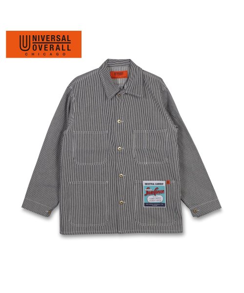 UNIVERSAL OVERALL(ユニバーサルオーバーオール)/ユニバーサルオーバーオール UNIVERSAL OVERALL ジャケット カバーオール アウター メンズ COVERALL ブラック 黒 U23134225－/その他