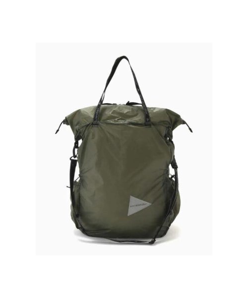 and wander/アンドワンダー　sil tote bag　シルトートバッグ and wander/アンドワンダー　sil tote