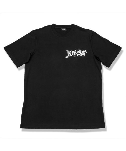 DIESEL(ディーゼル)/ディーゼル DIESEL Tシャツ 半袖 メンズ トップス ブランド クルーネック シャツ カットソー カジュアル T－JUST－T31 白 黒 S M L X/ブラック