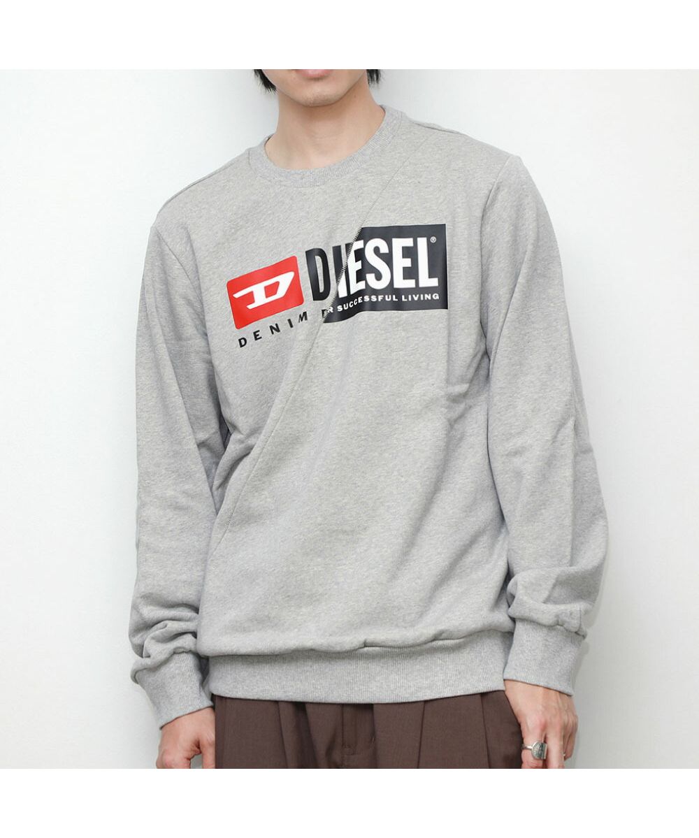 DIESEL Dロゴ 長袖トレーナー ファッション